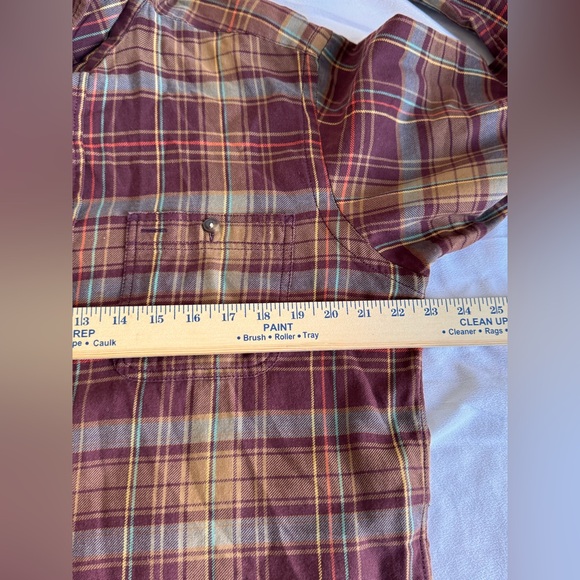 Cremieux Button Down Men Large Red Plaid Long Sleeve Reinforced Elbow luxury - Picture 6 of 11